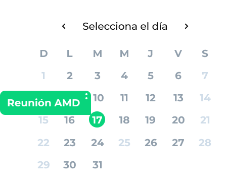 Desarrollo web a la medida calendario amd agendar cita agencia digital